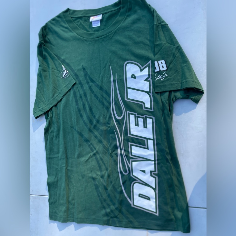 Dale Earnhardt Jr Green Short Sleeve Tee